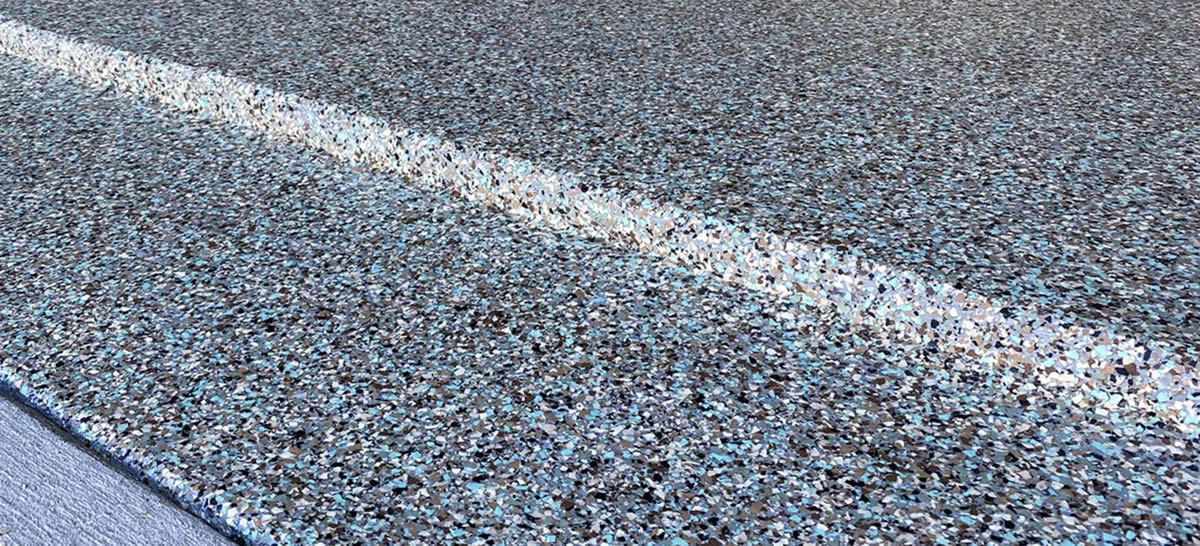 How to Repair Damage to Epoxy Chip Garage Floors - Garage Floor Coating